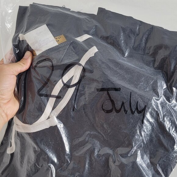 Vintage Chablis Black Back Zipper Short Sleeve Sheath Pads Dress Plus Size 15/16 - Picture 12 of 12